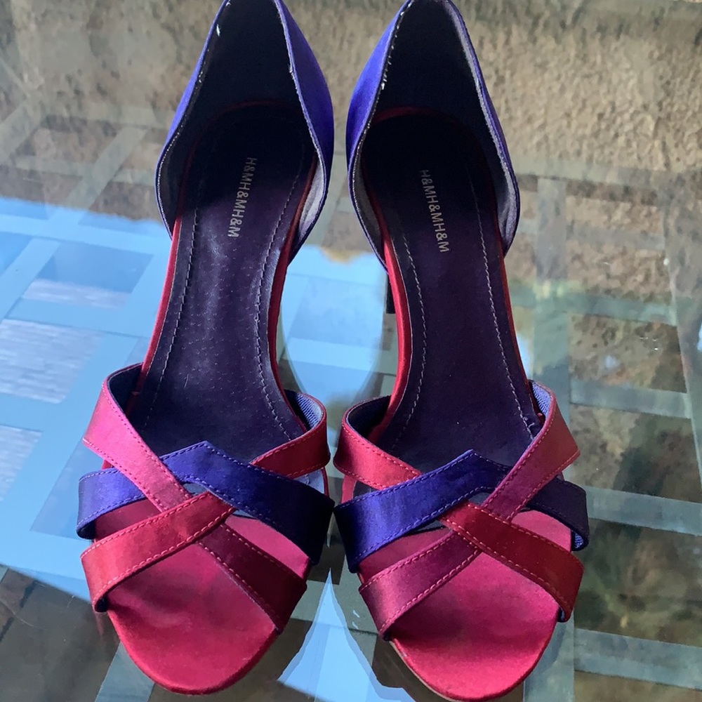 H&M Rich colored heels size 5
